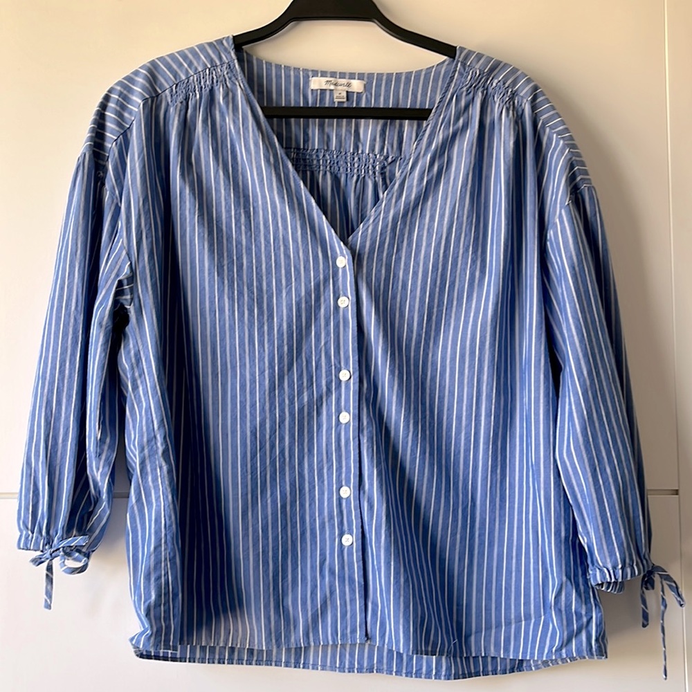 Madewell peasant blouse. Worn once!